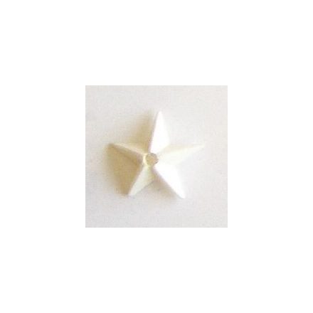Kitűző 116 5ágú csillag (plastický), biely