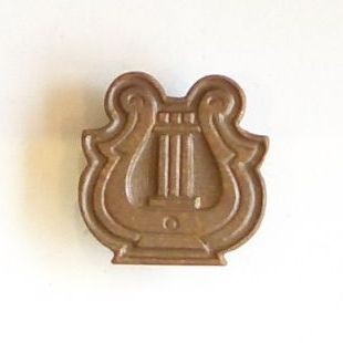 Insigna de brat ZENÉSZ, bronz