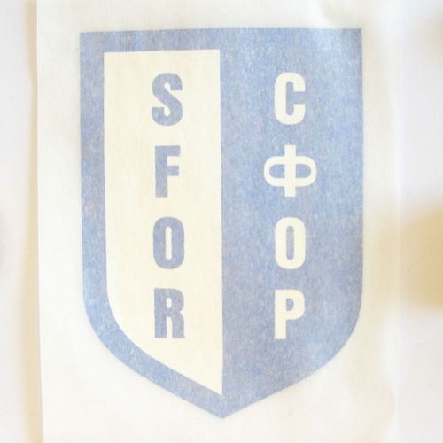 Aufnäher, BÜGELBAR "SFOR"