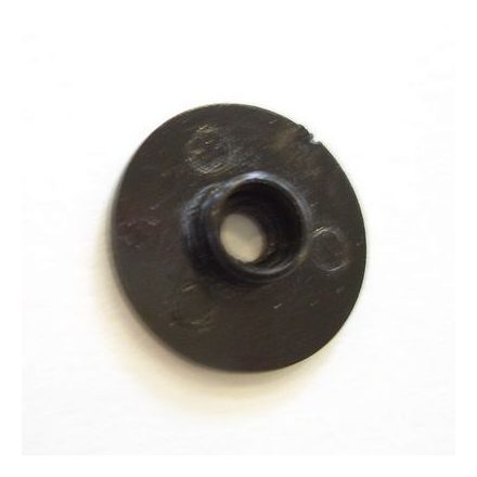 Nyomógomb esőgallérhoz 1,3 cm, fekete alátét