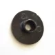 Nyomógomb esőgallérhoz 1,3 cm, fekete alátét