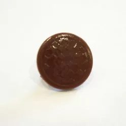 Gombík ESŐG. 1 cm, hnedý FELSŐ
