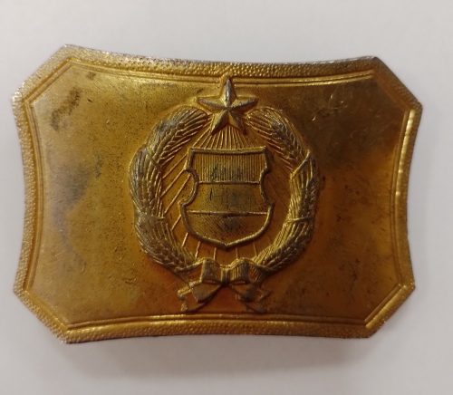 BUCKLE W/ CREST F. PARADE BELT