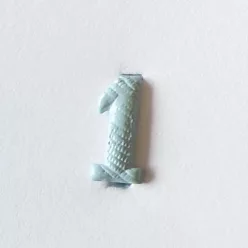 Numere din metal, gri deschis 1