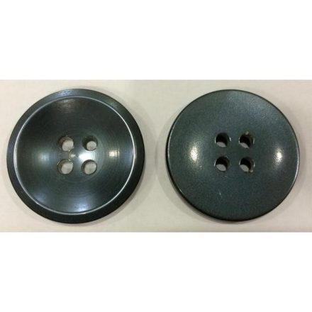 Button 4-hole, grey 28mm