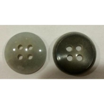 Button 4-hole, light grey 15mm