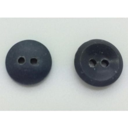 Button 2-hole, grey 12mm
