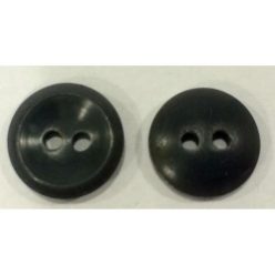 2 lyukú Gombík, sivá 13 mm