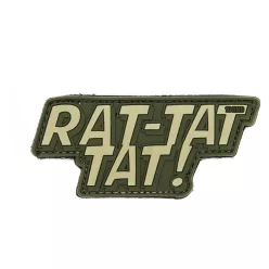 Rat-tat tat PVC Nášivka