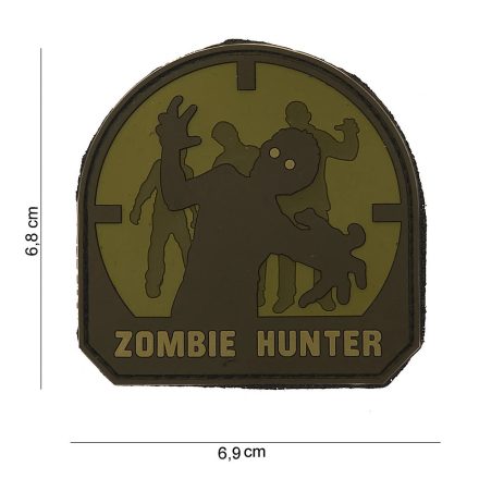 Vânător de zombie Emblema 3D PVC