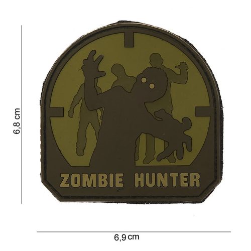 Zombi hunter PVC Nášivka