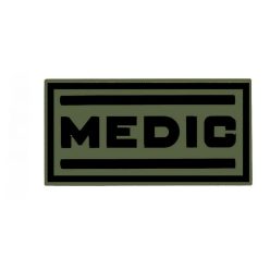 Medic PVC patch, olive