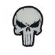 Punisher Totenkopf leuchtet im Dunkeln PVC Patch