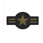 US Air Force Emblema 3D PVC, verde