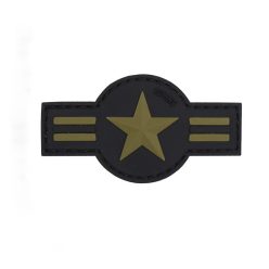 US Air Force Emblema 3D PVC, verde