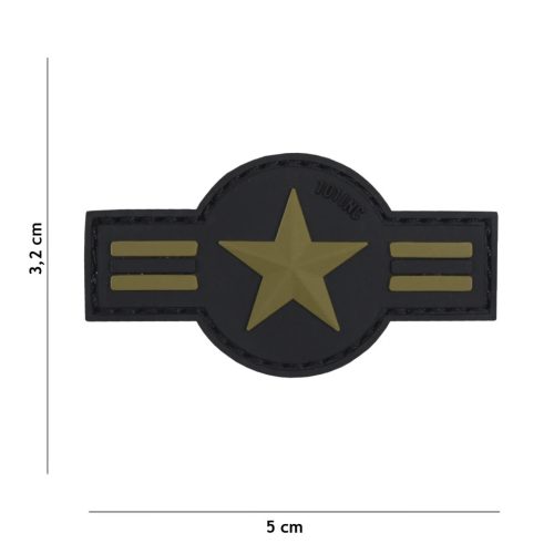 US Air Force PVC Patch, Grün