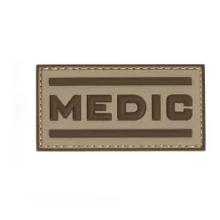 Medic PVC nášivka, púštna