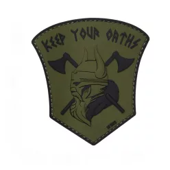 Keep your oaths PVC patch, green