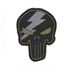 Punisher Thunder Emblema 3D PVC, verde