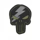 Punisher Thunder Emblema 3D PVC, verde