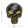 Punisher Thunder PVC patch, yellow