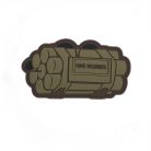 Kind regards Emblema 3D PVC, coyote