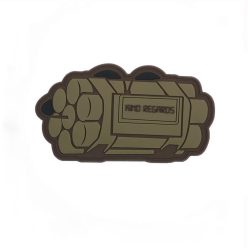 Kind regards Emblema 3D PVC, coyote