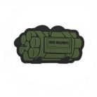 Kind regards Emblema 3D PVC, verde