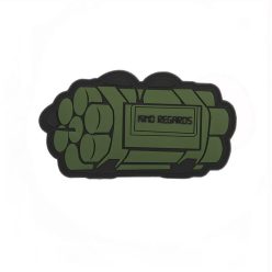 Kind regards Emblema 3D PVC, verde