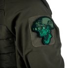 Night vision skull Emblema 3D PVC, verde