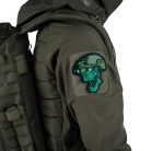 Night vision skull Emblema 3D PVC, verde