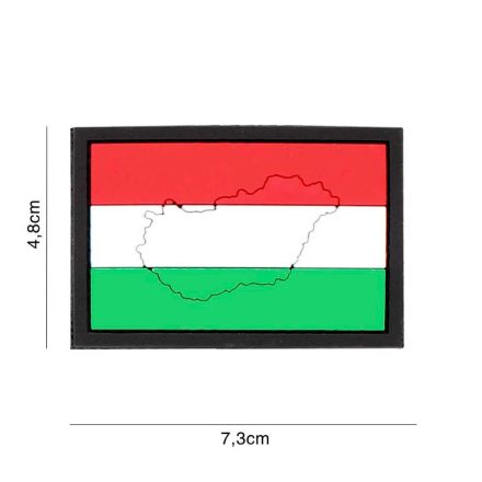 Ungaria (contur) Emblema 3D PVC