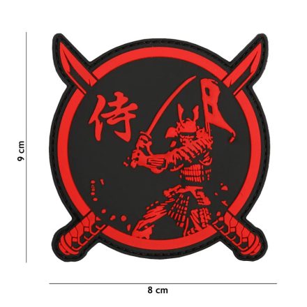 Samurai Warrior PVC felvarró
