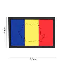 România (contur) Emblema 3D PVC