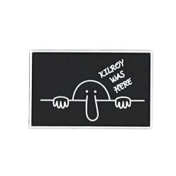 Kilroy was here Emblema 3D PVC, negru