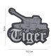 Tiger tank Emblema 3D PVC