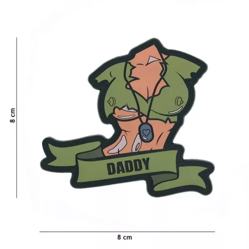 Daddy girl PVC patch