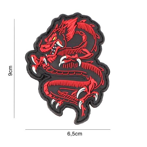 Dragon PVC Patch, Rot