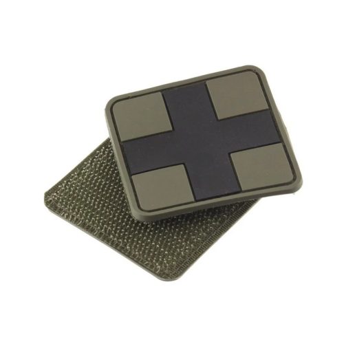 First Aid PVC patch, green