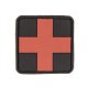 First Aid PVC patch, black