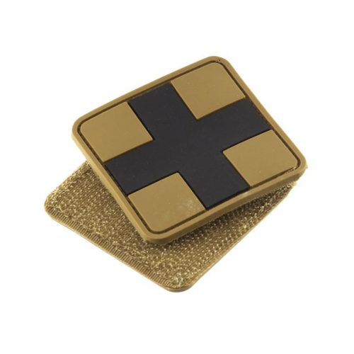 First Aid PVC patch, coyote