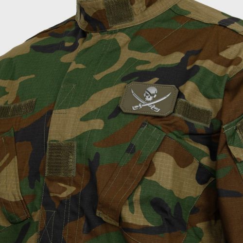 Pirat PVC Patch, Grün