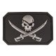 Pirate PVC patch, black