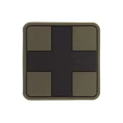 First Aid small PVC patch, green