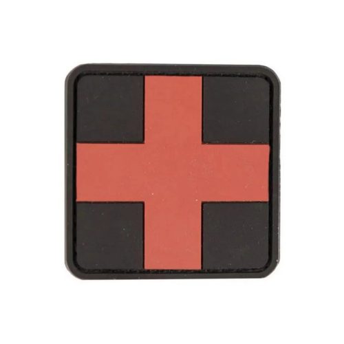 First Aid Klein PVC Patch, Schwarz