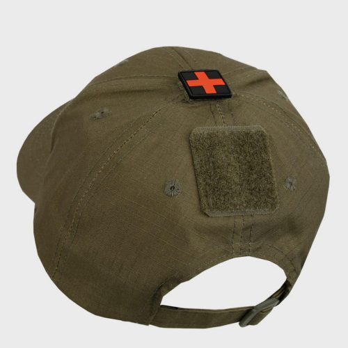 First Aid small PVC patch, black