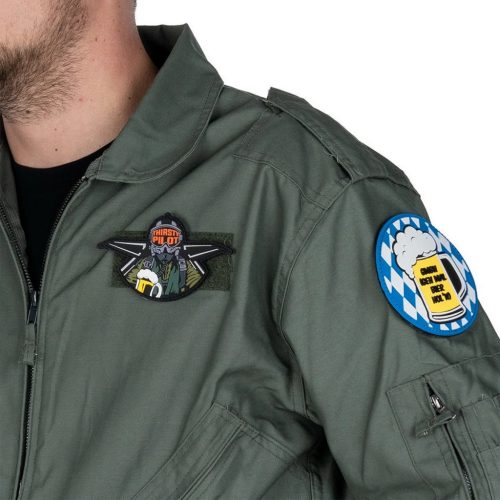 Thirsty Pilot PVC nášivka