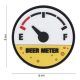 Beer meter PVC Patch