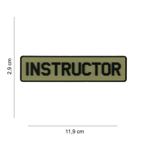 Instructor Emblema 3D PVC
