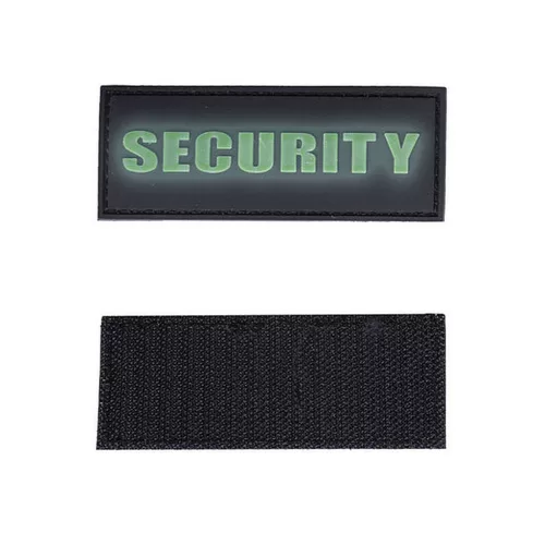 Fluoreszkáló Security PVC felvarró